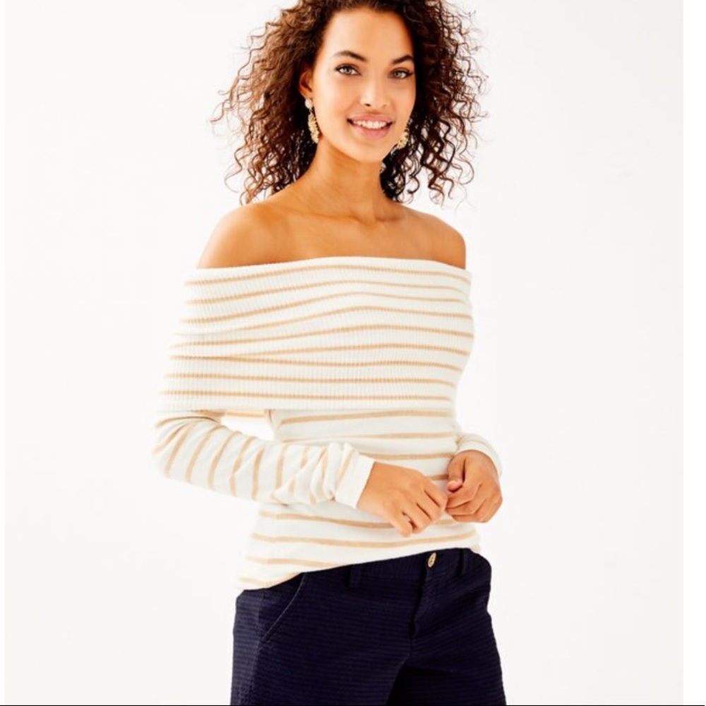 Lilly Pulitzer Off shoulder sweater - Size S
